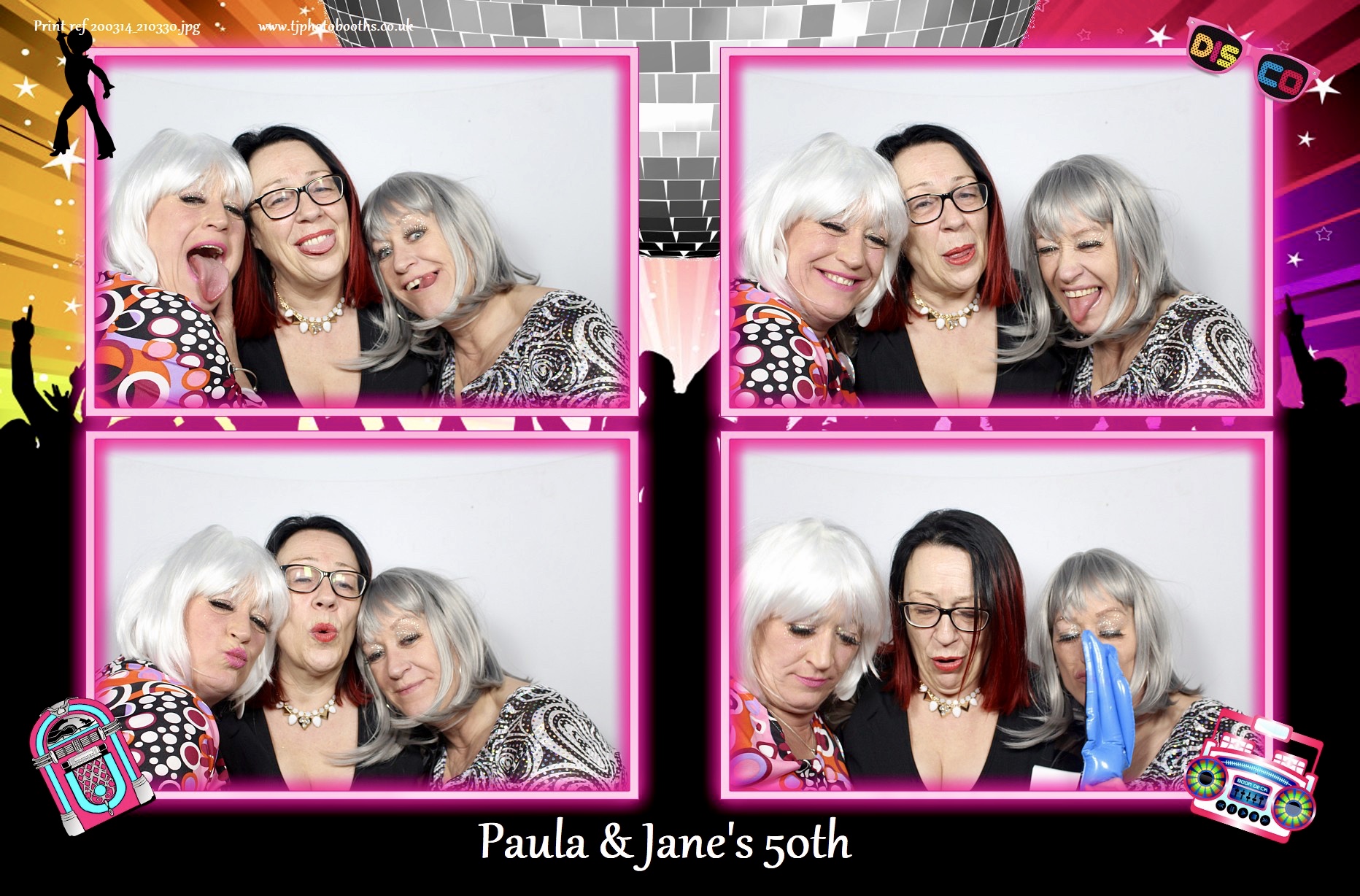Paula & Jane's 50th | View more photos from the event at gallery.tjphotobooths.co.uk/u/TJPhotobooths/Paula-Janes-50th